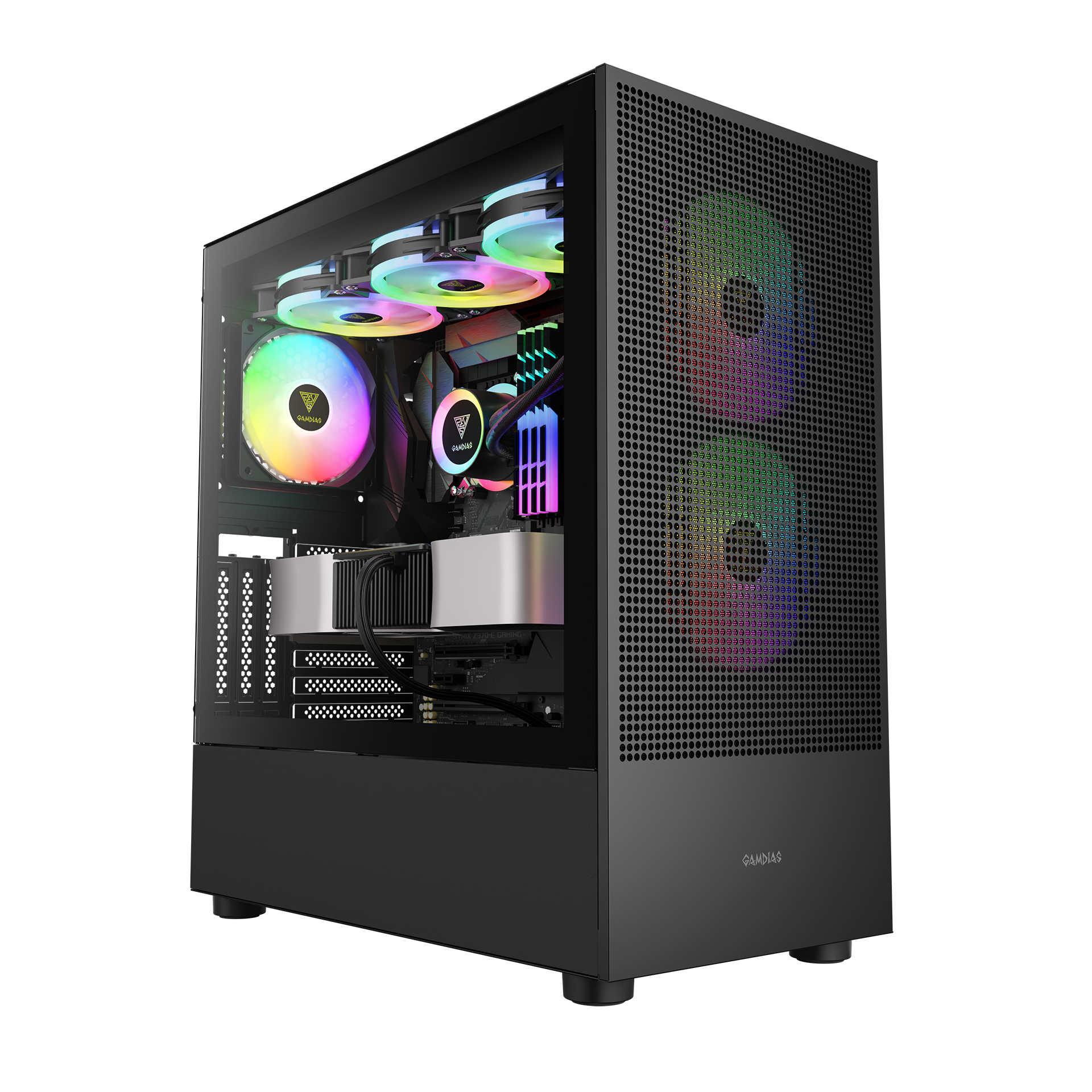 GAMDIAS TALOS M3 Mesh ARGB Mid Tower Gaming ARGB - Black GAMDIAS TALOS M3 Mesh ARGB Mid Tower Gaming ARGB - Black